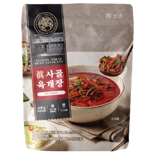 이연에프엔씨 더블랙 진 사골육개장 600g [3개]