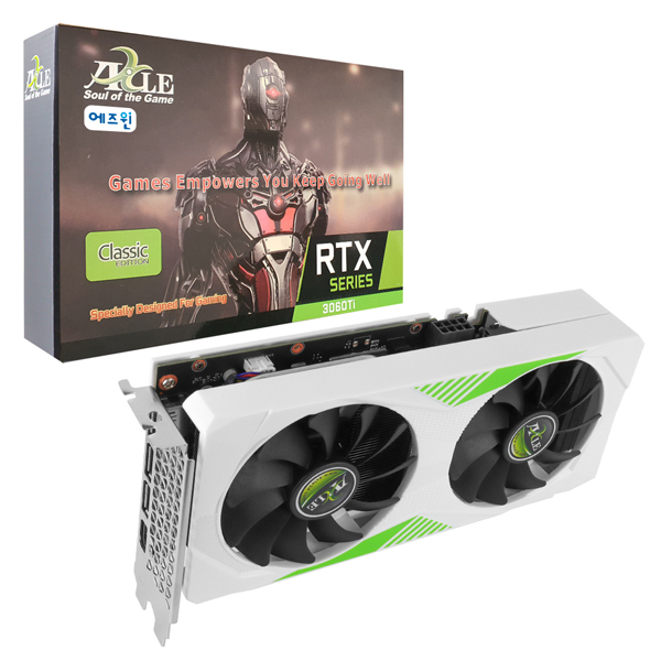 �׽� ������ RTX 3060 Ti D6 8GB White ������