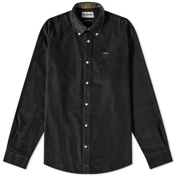 바버 Ramsey 테일러드 코드 셔츠 MSH5001BK31