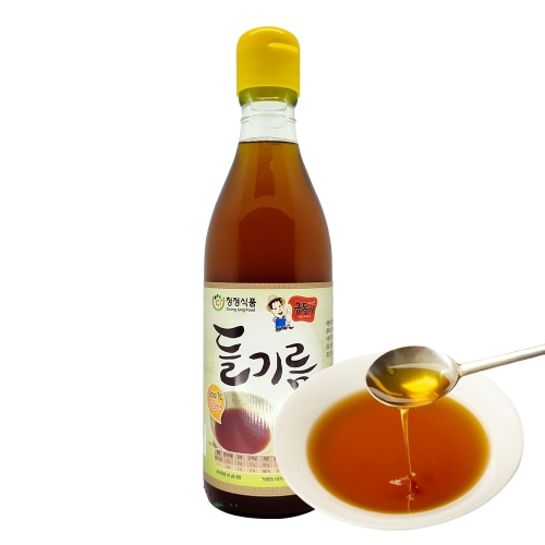 청정식품 HACCP 통들깨 100% 고소한 들기름 350ml (1개)_이미지