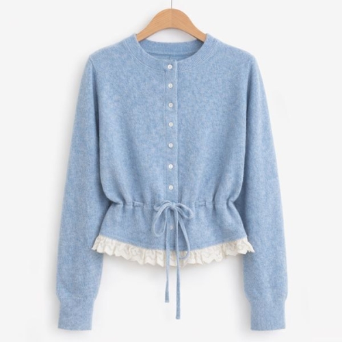 드넬 레이스스트링가디건DWC61026A