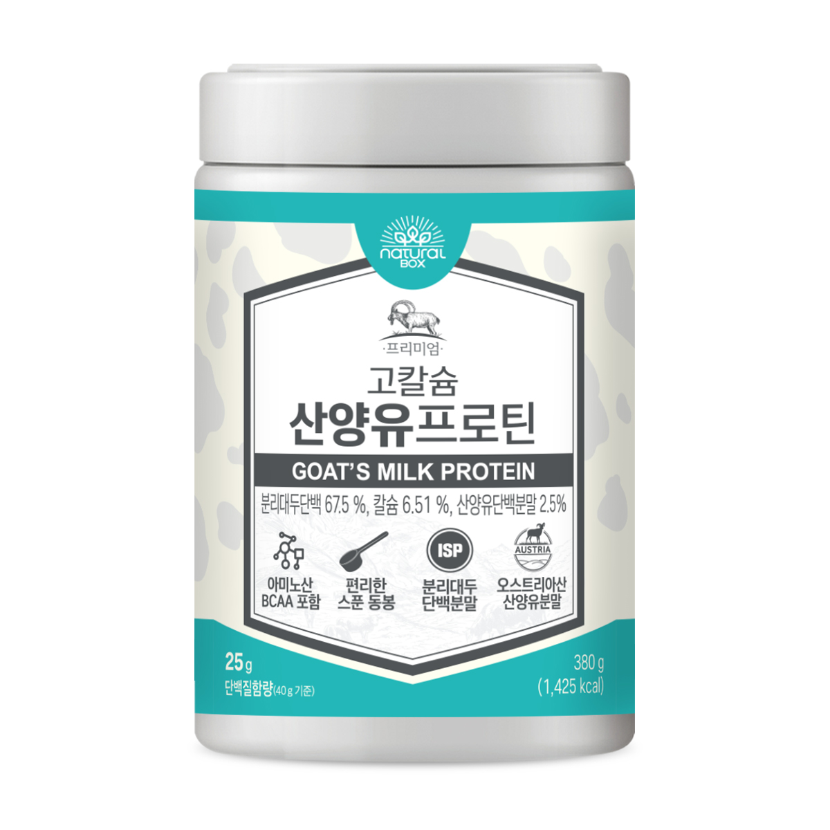 내추럴박스 고칼슘 산양유 프로틴 380g (3개)_이미지