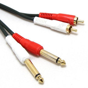 MACK 5.5 MONO to 2RCA 케이블(HA08)[10m]