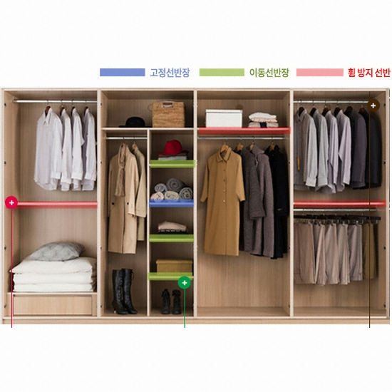 에넥스 ENNEE 이솔라 슬라이딩 붙박이장 실속형 (30cm)_이미지