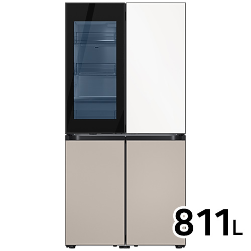 삼성전자 비스포크 새틴 RF80DB9342 (화이트+베이지)_이미지