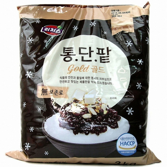 (주)동서 리치스 통단팥 골드 3kg (7개)_이미지
