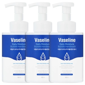 C2Y 바세린 데일리 모이스처 버블 핸드워시 500ml 3개 + 리필 460ml 2개