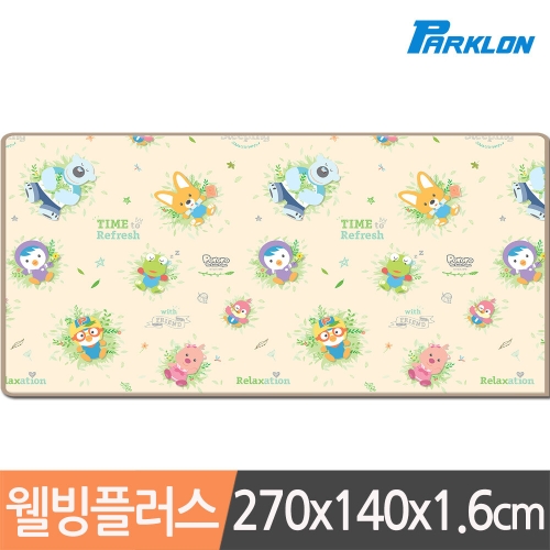 파크론 뽀로로숫자놀이 웰빙플 놀이방매트 270x140x1.6cm 아이들의 영원한 뽀통령_이미지