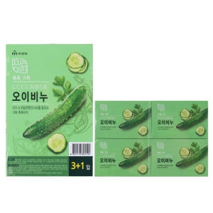 KBH한국생활건강 무궁화 자연미인 오이 비누 90g (4개)