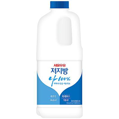  서울우유 나 100% 저지방우유 1.8L [1개]