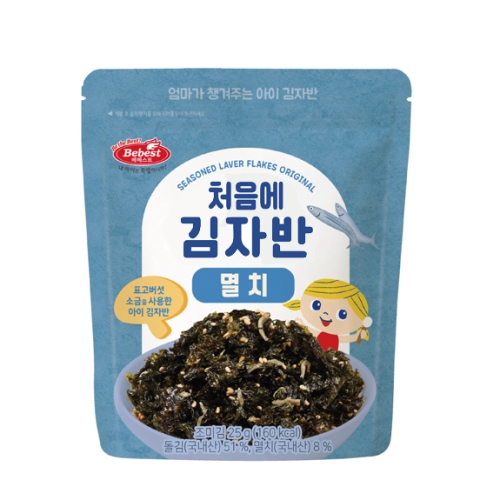 베베스트 처음에 김자반 멸치 25g (3개)_이미지