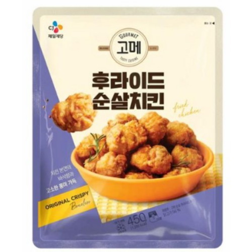 CJ제일제당 고메 후라이드 순살치킨 450g (3개)_이미지
