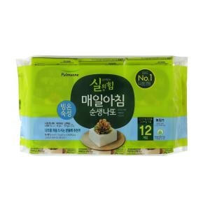 풀무원 살아있는 실의 힘 매일아침 순생나또 49.5g (12개)