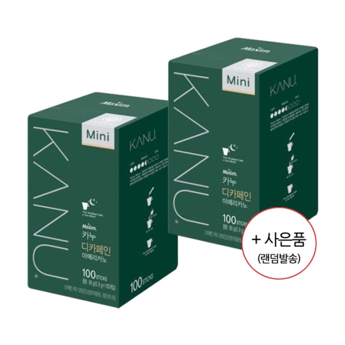 카누미니 디카페인 200T 100Tx2개