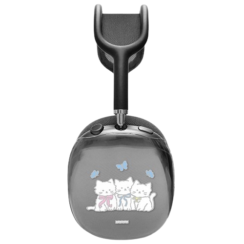 어프어프 에어팟 맥스 CHICHI TRIO 클리어 하드 케이스 (정품)_이미지