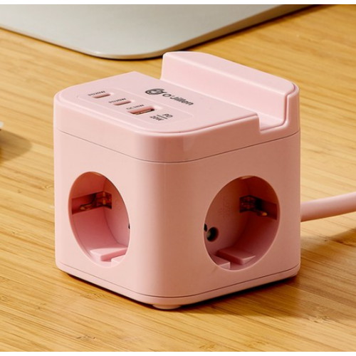 오지렌 3구 16A PD20W 거치대 멀티탭 (1.5m)_이미지