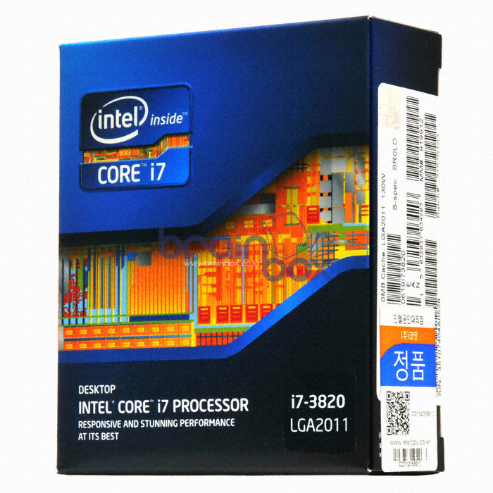 인텔 코어X-시리즈 i7-3820 (샌디브릿지-E) (정품)_이미지