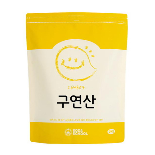 소다스쿨 구연산 3kg (1개)_이미지