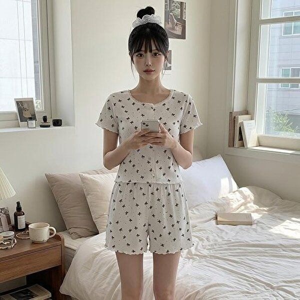 셀러허브 패션 벨레리본프릴잠옷 51548496