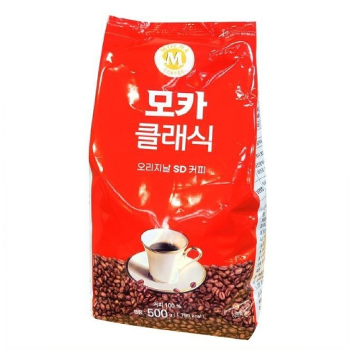 모카씨엔티 모카 클래식 오리지날 SD 커피 500g이미지입니다. 누르면 해당 게시물로 새창이동합니다.