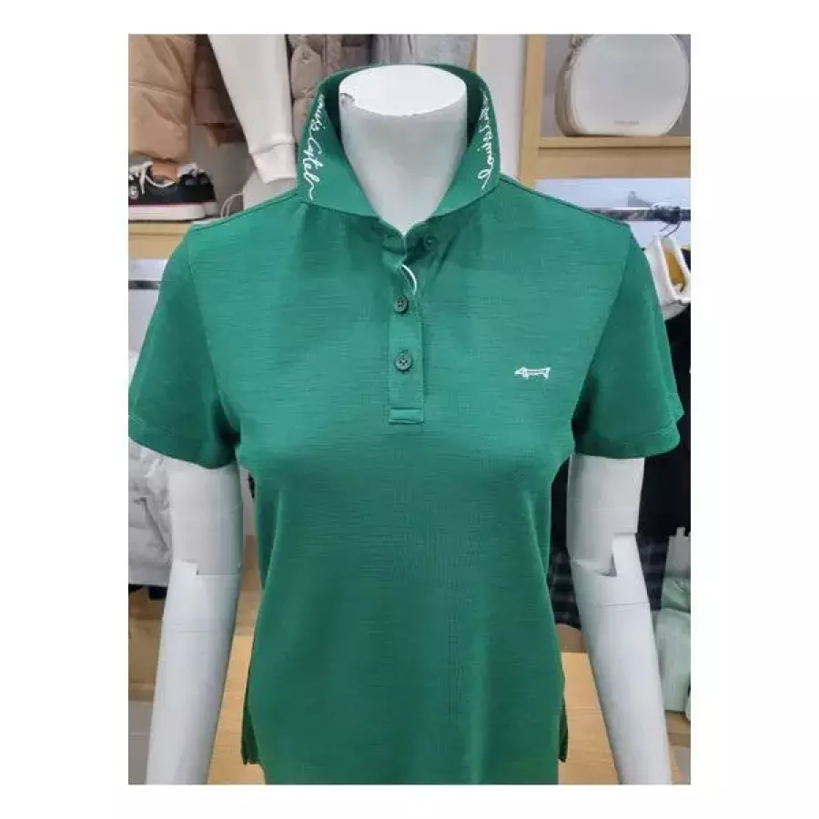 루이까스텔 여성 요꼬에리 자수포인트 반팔티셔츠7LOTS405A 318589