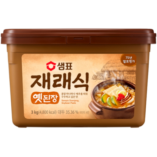 샘표 재래식 옛된장 3kg (1개)_이미지