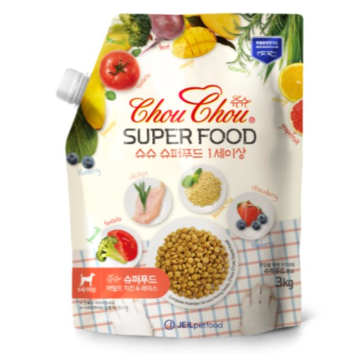 슈슈 슈퍼푸드 어덜트 치킨&라이스 1.5kg (2개)_이미지