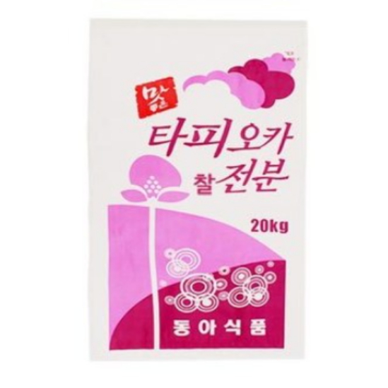  동아식품 타피오카 찰전분 20kg [1개]