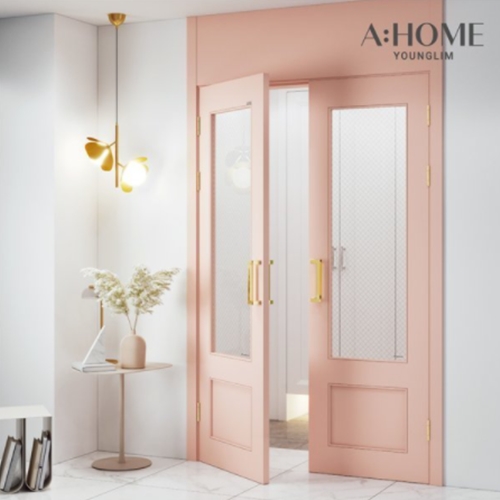 영림임업 영림에이홈 레타 정대칭 양개형 투명유리 중문 [~1.8m]