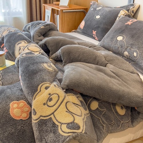 더루비샵 양털 캐시미어 겨울 극세사 차렵이불