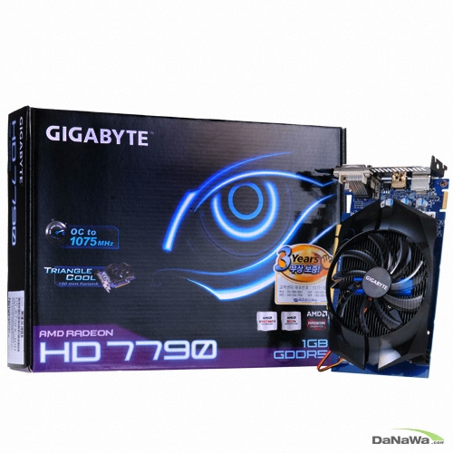 GIGABYTE 라데온 HD 7790 UD2 OC D5 1GB Triangle Cool_이미지