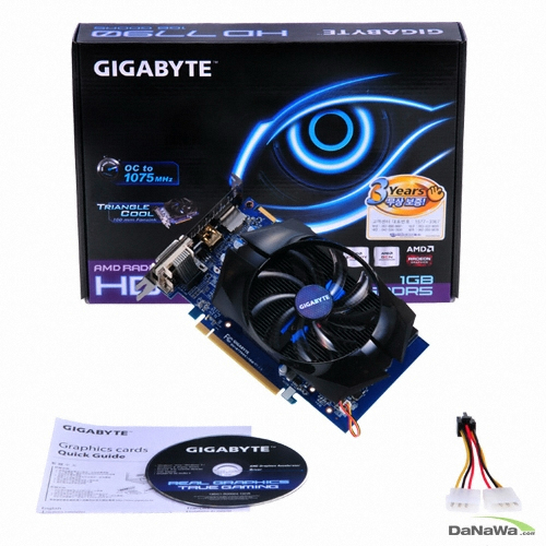 GIGABYTE 라데온 HD 7790 UD2 OC D5 1GB Triangle Cool_이미지