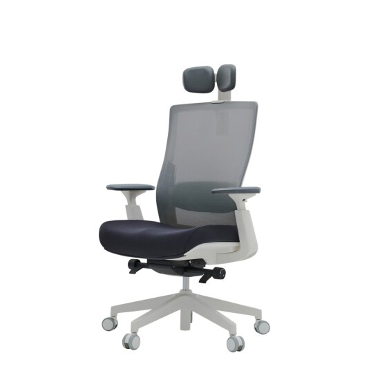 하움 뉴 테크닉 듀얼헤드형 화이트쉘 의자