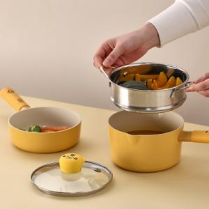 호랑이 베이비 이유식 세트 (편수16+웍16+스텐찜기)