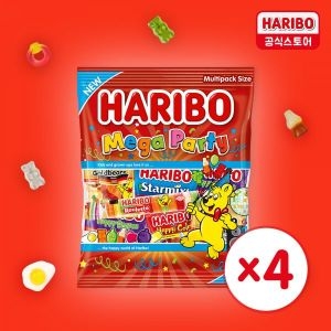 하리보 메가파티 미니 250g (4개)_이미지