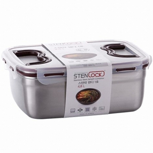 씨엔티코리아 스텐락 클래식 핸디 1호 4800ml (2개)