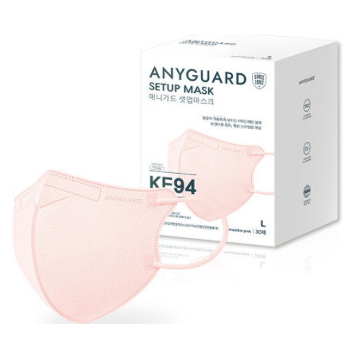 E&W 애니가드 셋업 KF94 대형 스무디핑크 30매입 (60매)_이미지