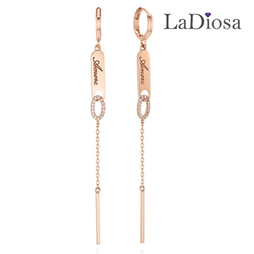 라디오사 18K 라디오사 귀걸이 LK18SA-4255E