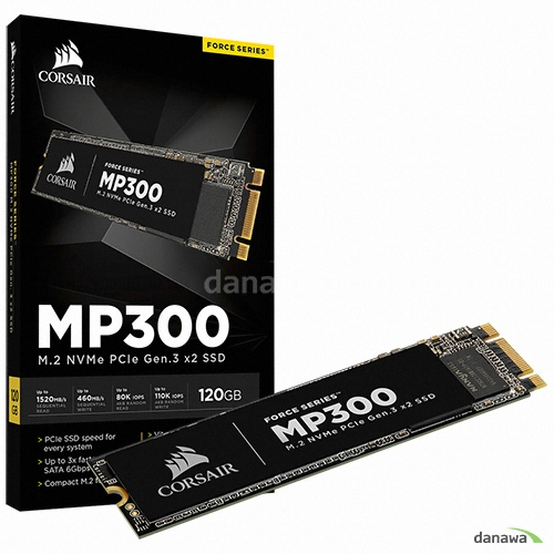 CORSAIR Force Series MP300 M.2 NVMe (120GB)_이미지