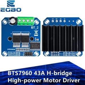 아두이노 EGBO H-Bridge 고출력 모터 드라이버 모듈 용 DIY 스마트 자동차 전류 진단 더블 BTS7960 43A 1 개이미지입니다. 누르면 해당 게시물로 새창이동합니다.