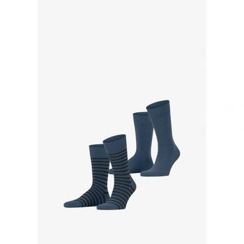 에스프리 트 파인 스트라이프 2팩 양말 블루피어 7375526_이미지