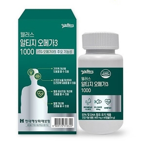 웰러스 알티지 오메가3 1000 제품 사진