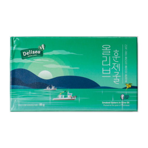 대일수산 델리씨 올리브 훈제굴 85g (1개)
