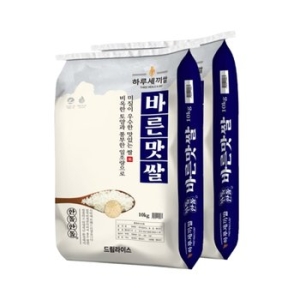 드림라이스 하루세끼쌀 2025 햅쌀 바른맛쌀 친들미 특등급 10kg (2개)