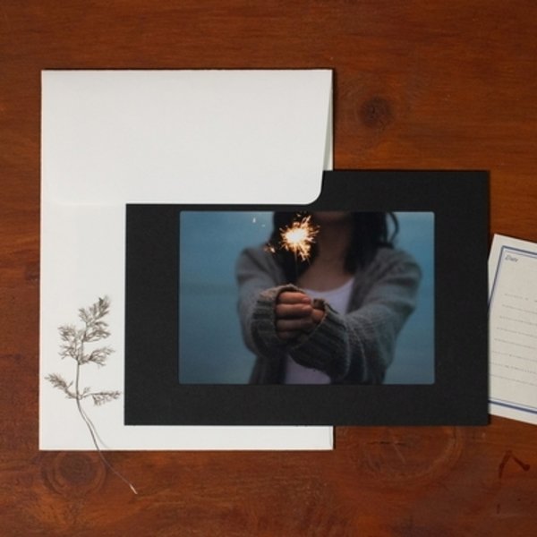 4X6 BLACK 종이액자