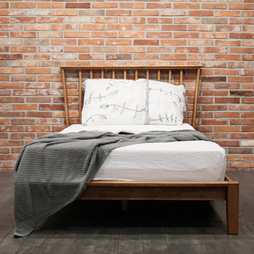 엠하우스 미네뜨 원목 침대 SS (매트별도)_이미지