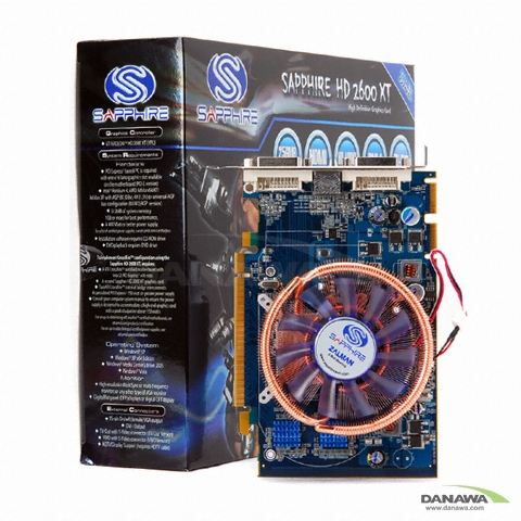 SAPPHIRE �󵥿� HD 2600XT D3 ��������� 256MB VF9 �̿���