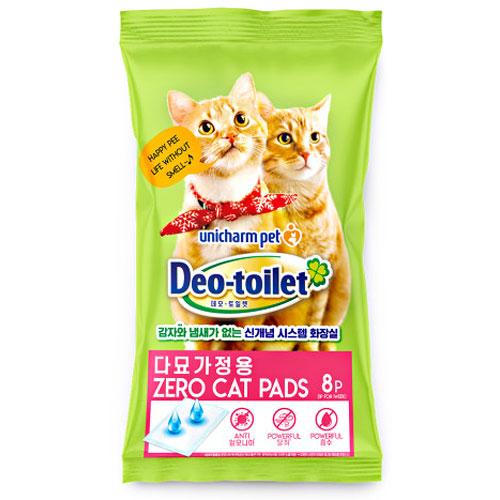 데오토일렛 감자&냄새Zero 캣패드 다묘용 8매