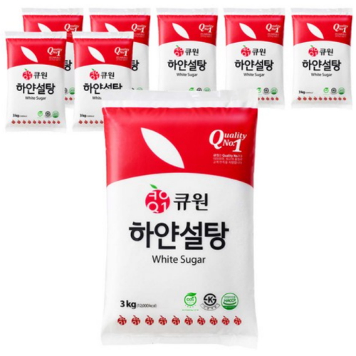 큐원 하얀설탕 3kg이미지입니다. 누르면 해당 게시물로 새창이동합니다.