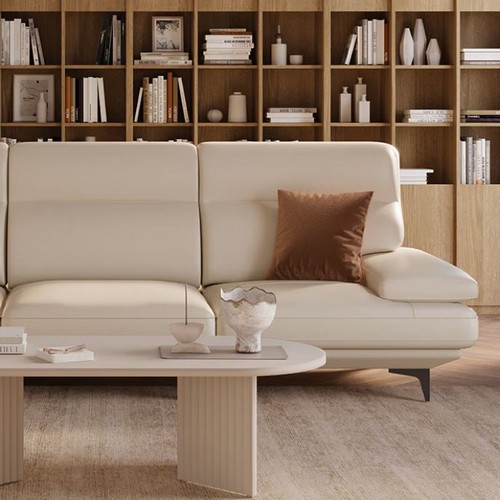 까사미아 코번 천연가죽 소파 4인용_이미지